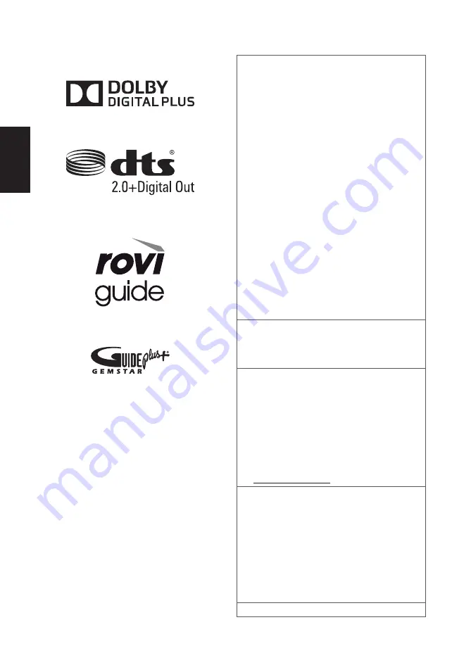 Panasonic VIERA TX-L32BL6E Operating Instructions Manual Download Page 20