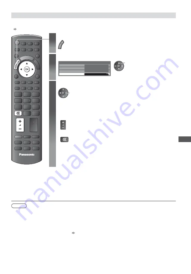 Panasonic Viera TX-L32UX3E Operating Instructions Manual Download Page 65