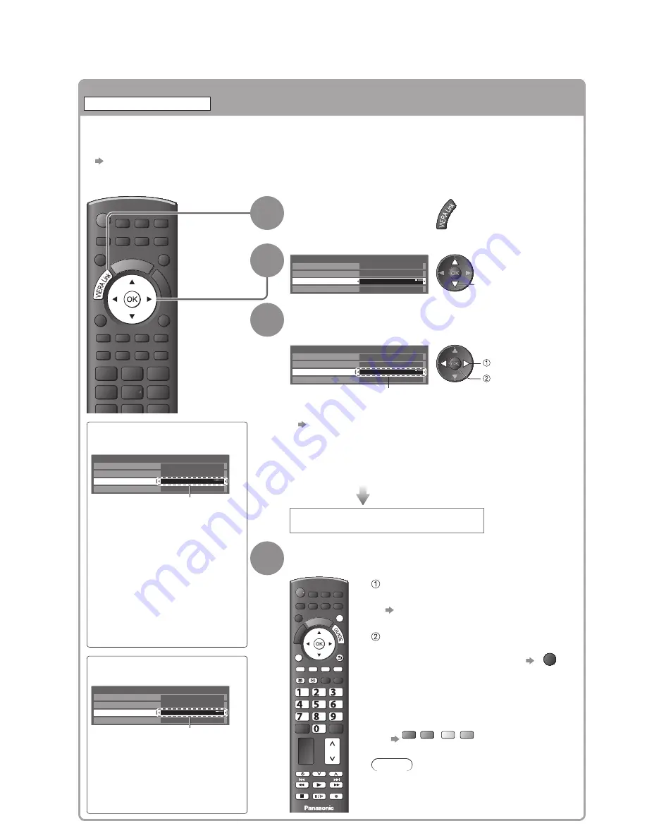 Panasonic Viera TX-P37X20B Operating Instructions Manual Download Page 60