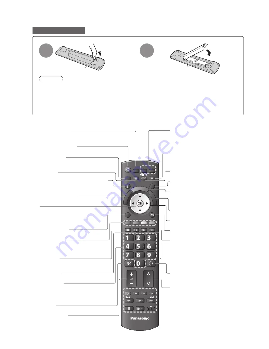 Panasonic Viera TX-P50VT20B Operating Instructions Manual Download Page 8