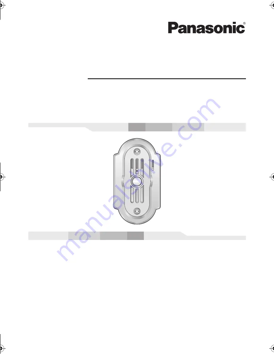 Panasonic VL-GC001A Скачать руководство пользователя страница 1