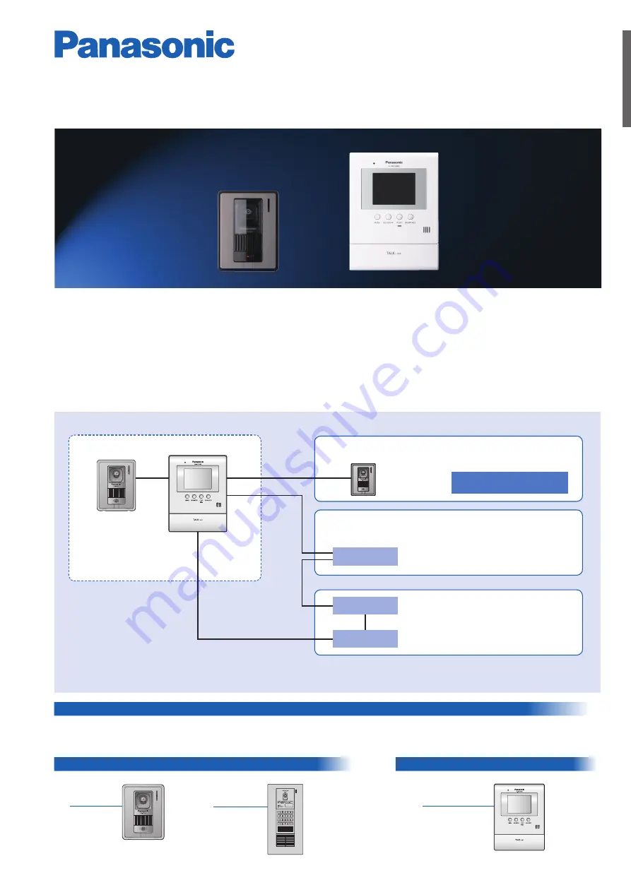 Panasonic VL-SV30 Quick Start Manual Download Page 1