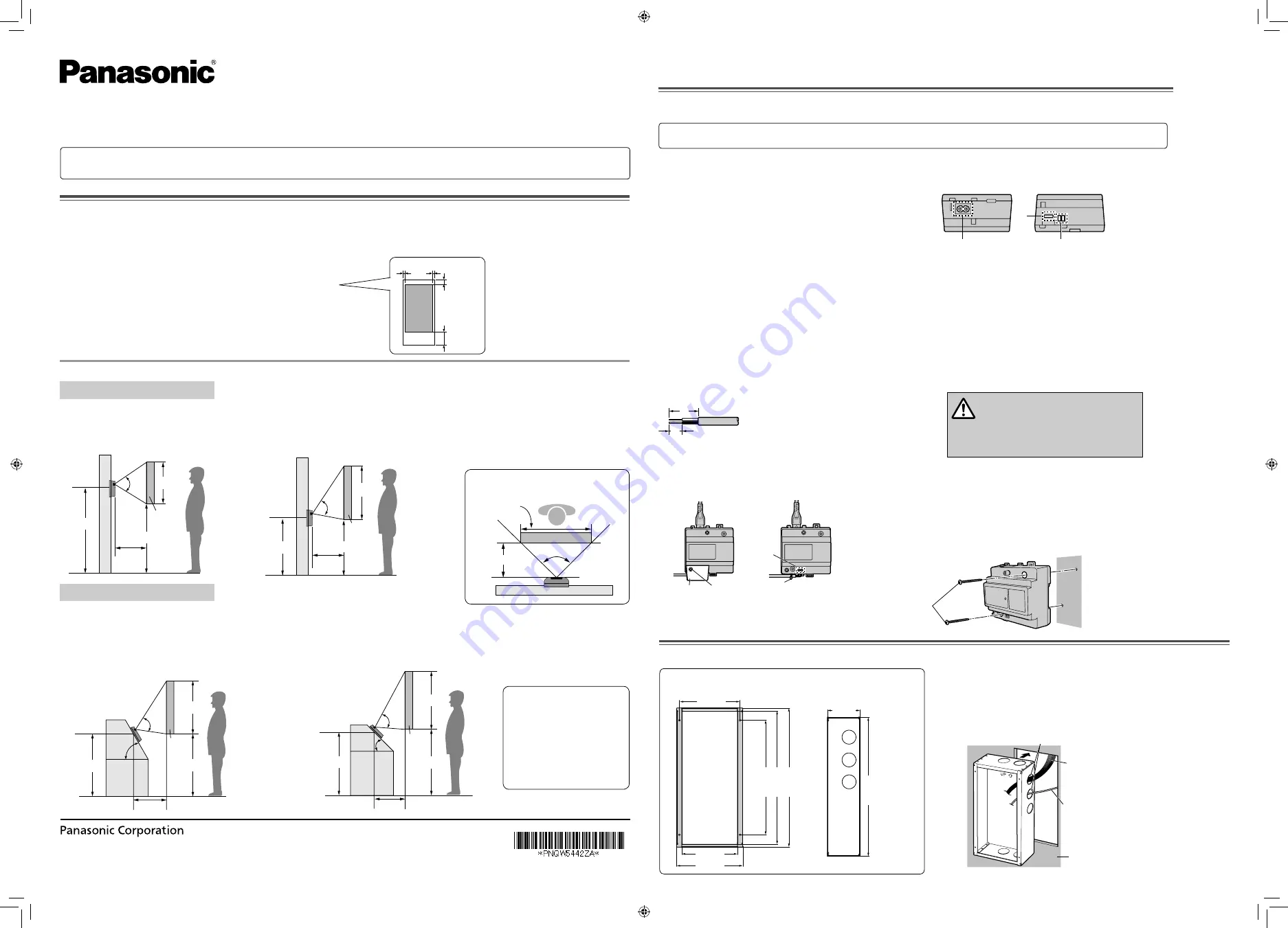 Panasonic VL-V591 Скачать руководство пользователя страница 1