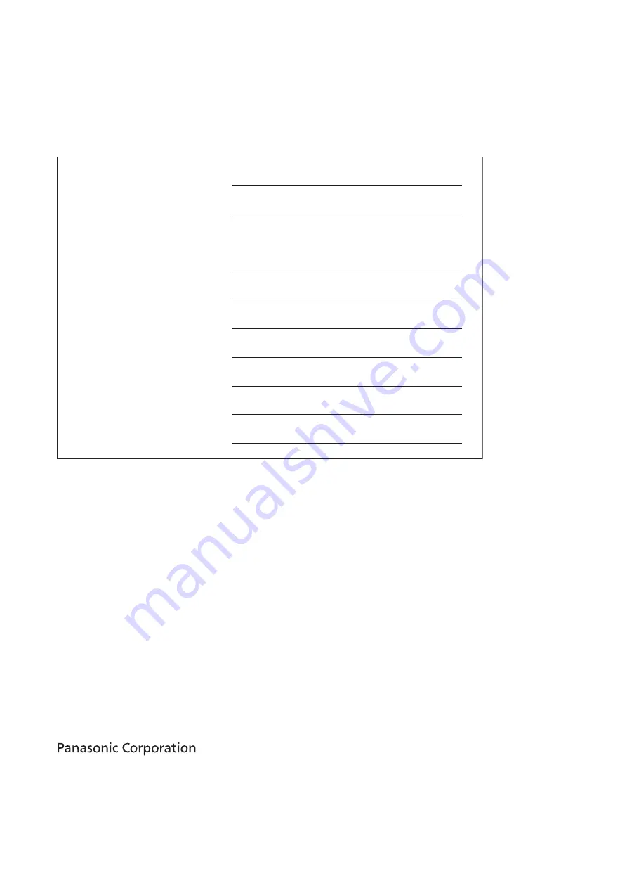 Panasonic VL-VN1800 Operating Manual Download Page 44