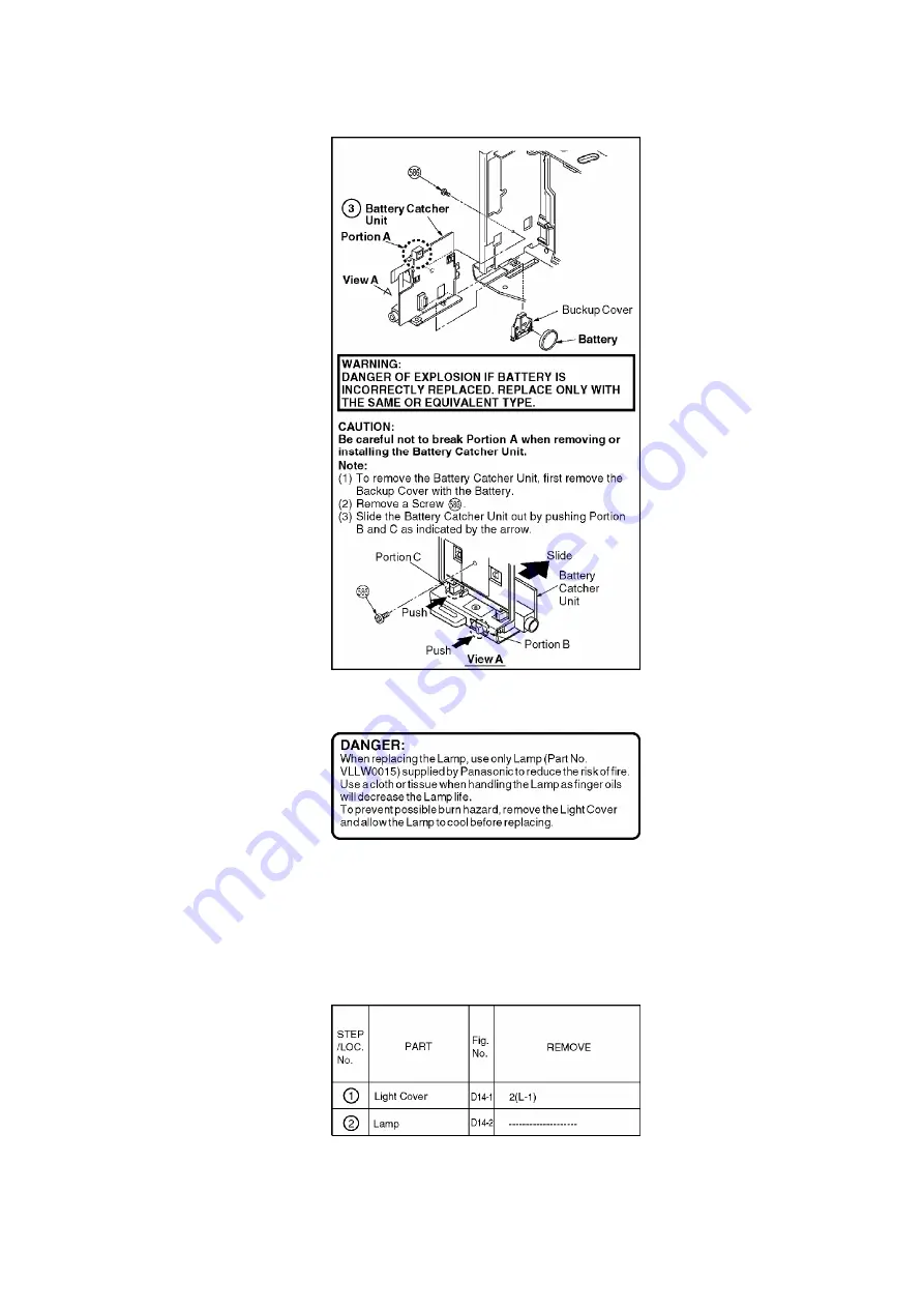 Panasonic VM-D101 Service Manual Download Page 50