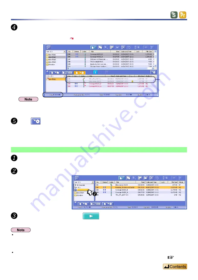 Panasonic Voice Editing Ver.2.0 Скачать руководство пользователя страница 101