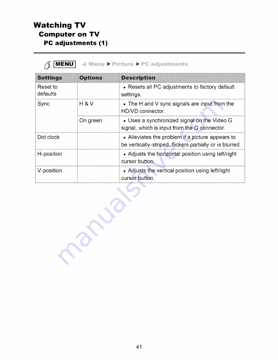 Panasonic VT5O series Ehelp Download Page 41