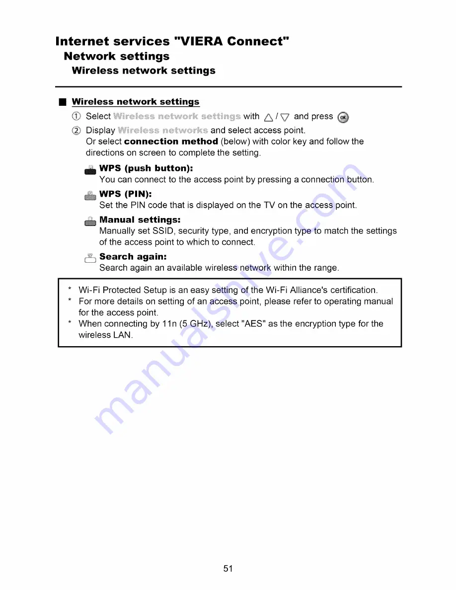 Panasonic VT5O series Ehelp Download Page 51