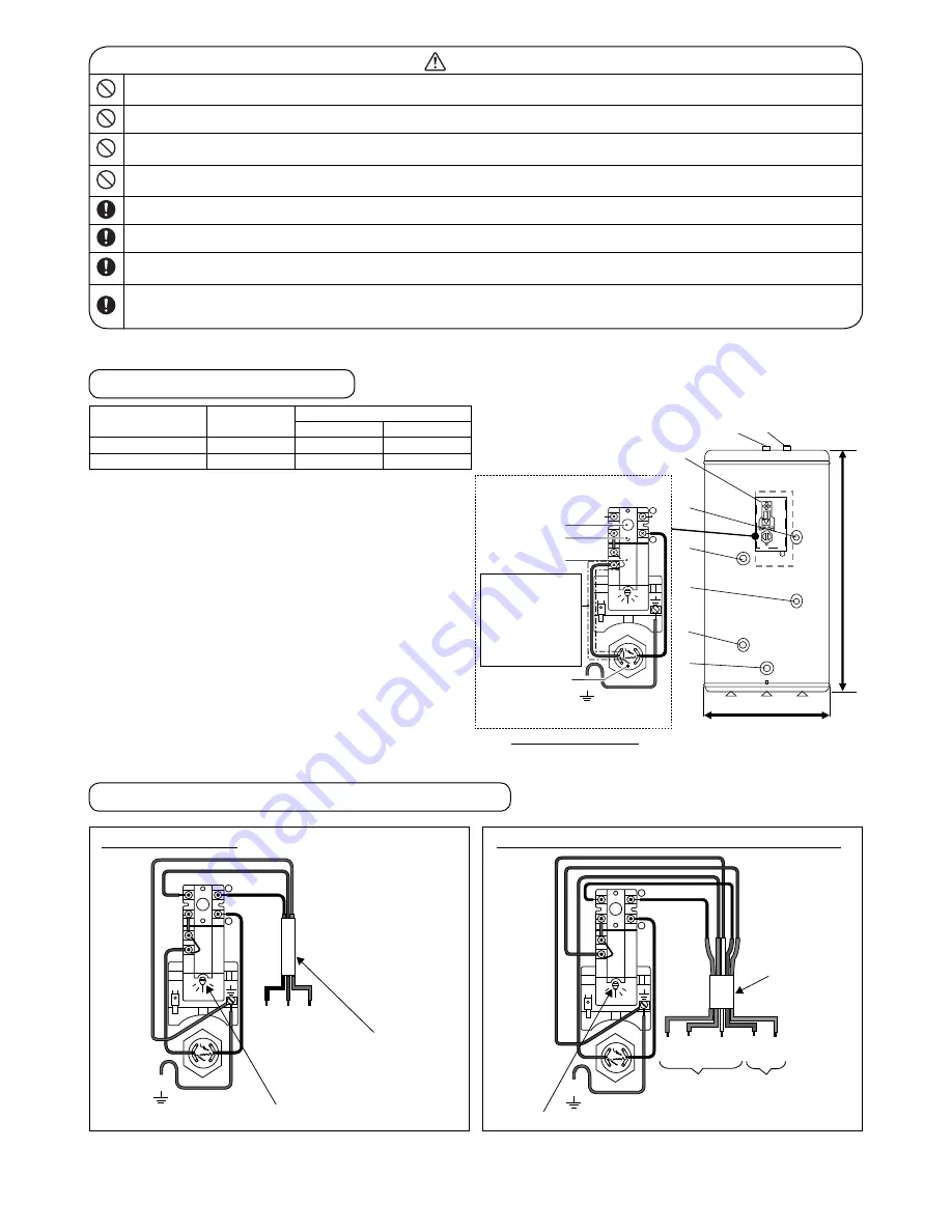 Panasonic WH-TD20E3E5 Installation Manual Download Page 18