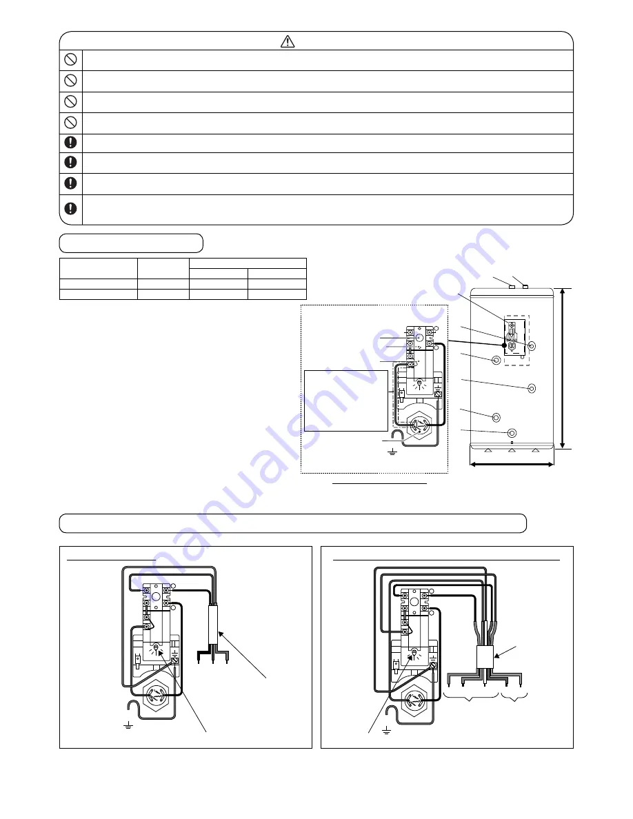 Panasonic WH-TD20E3E5 Installation Manual Download Page 34