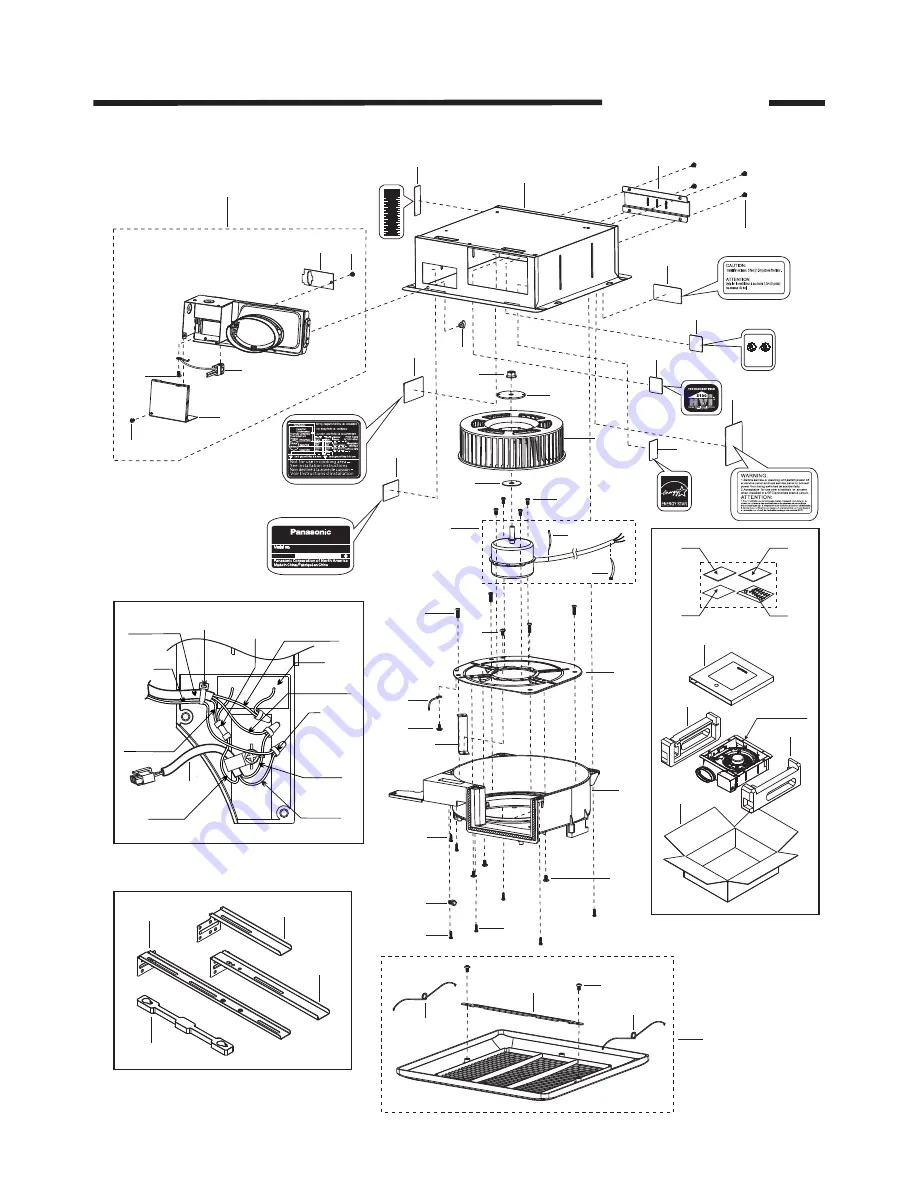 Panasonic Whisper Value-Lite FV-10VS1 Service Manual Download Page 2