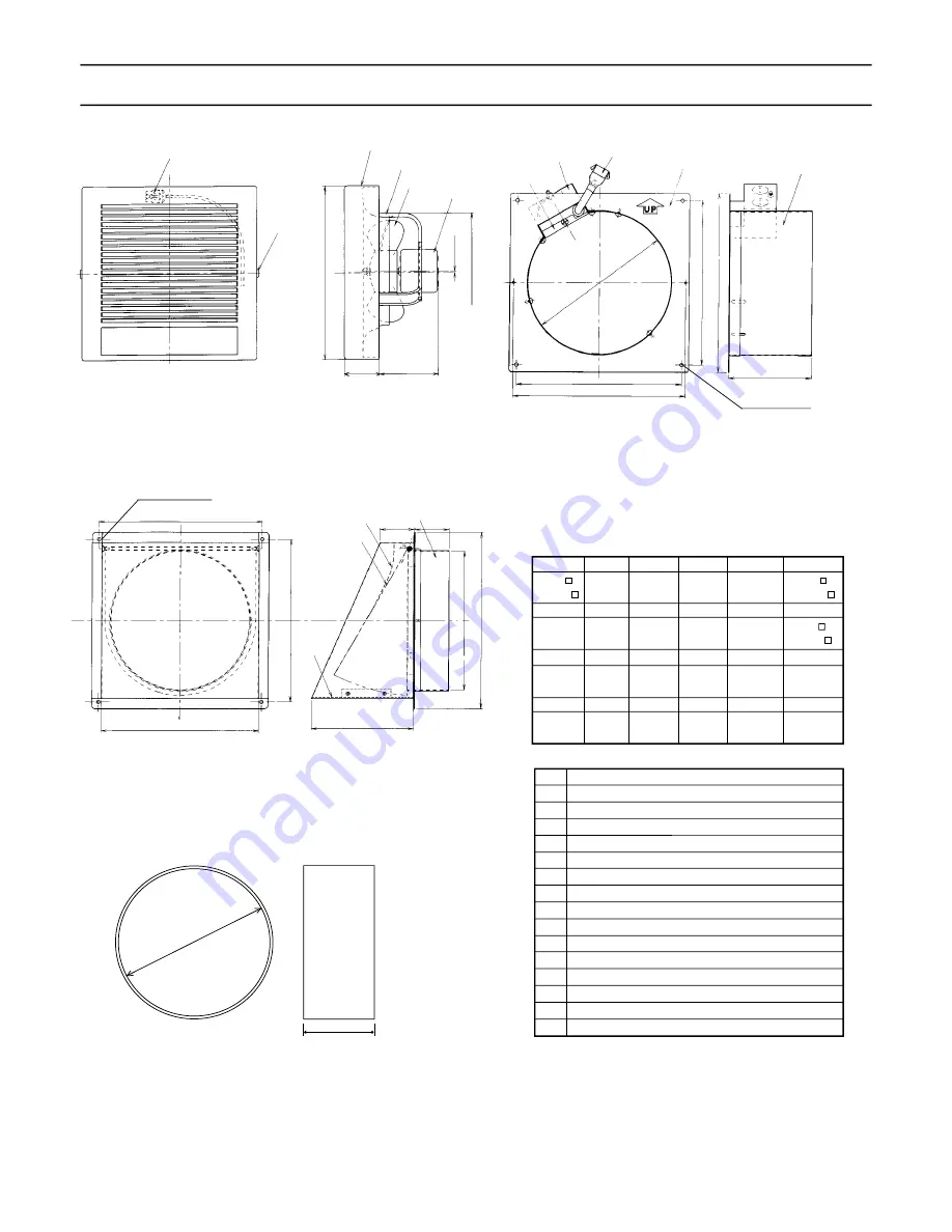 Panasonic Whisper Wall FV-08WQ1 Installation Instructions Manual Download Page 3