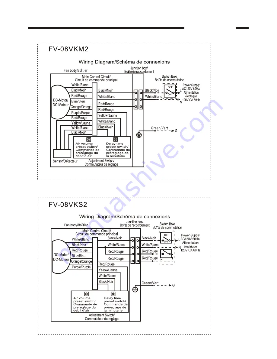 Panasonic WhisperGreen FV-08VKM2 Скачать руководство пользователя страница 4