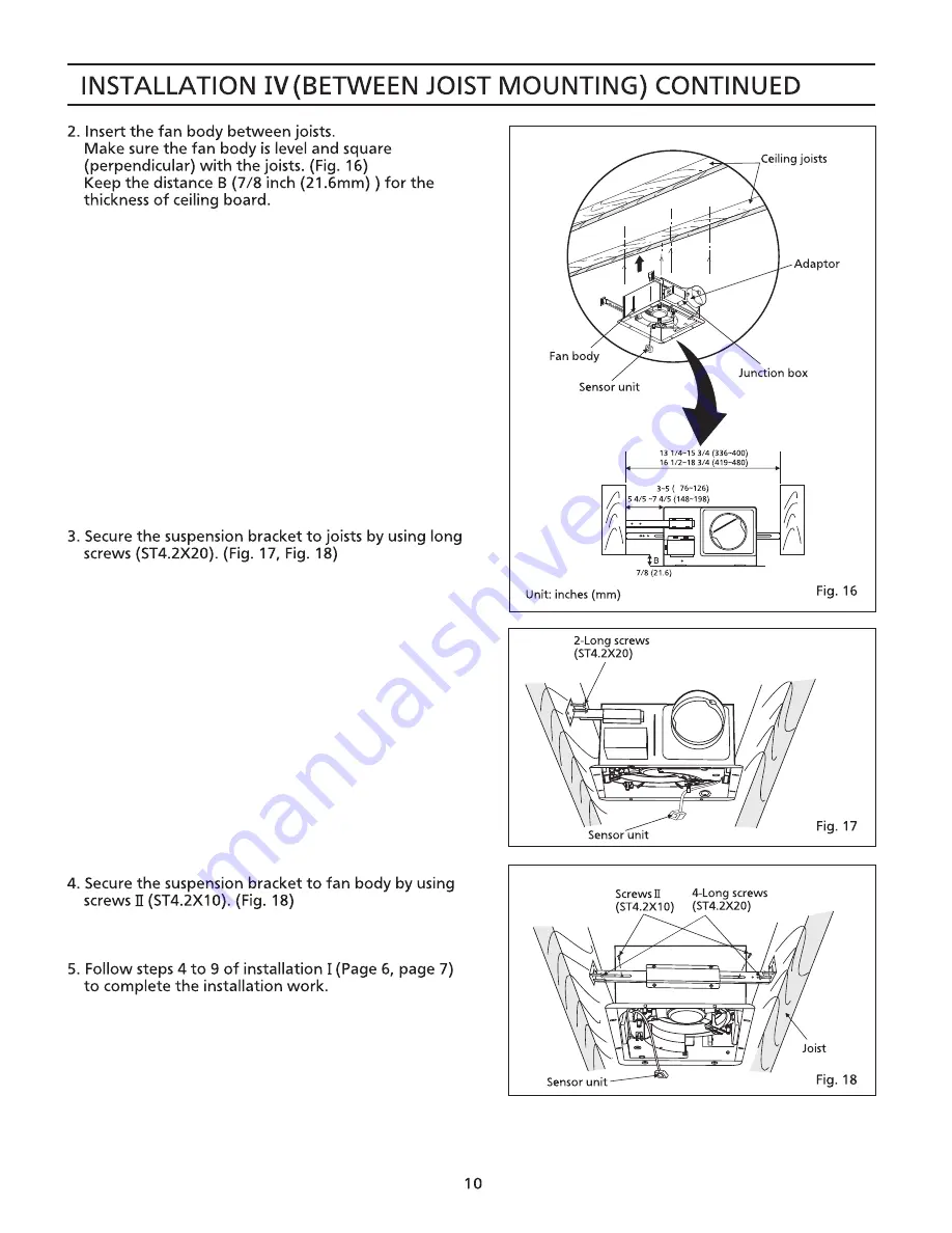 Panasonic WhisperWelcome FV-05VFM2 Скачать руководство пользователя страница 10