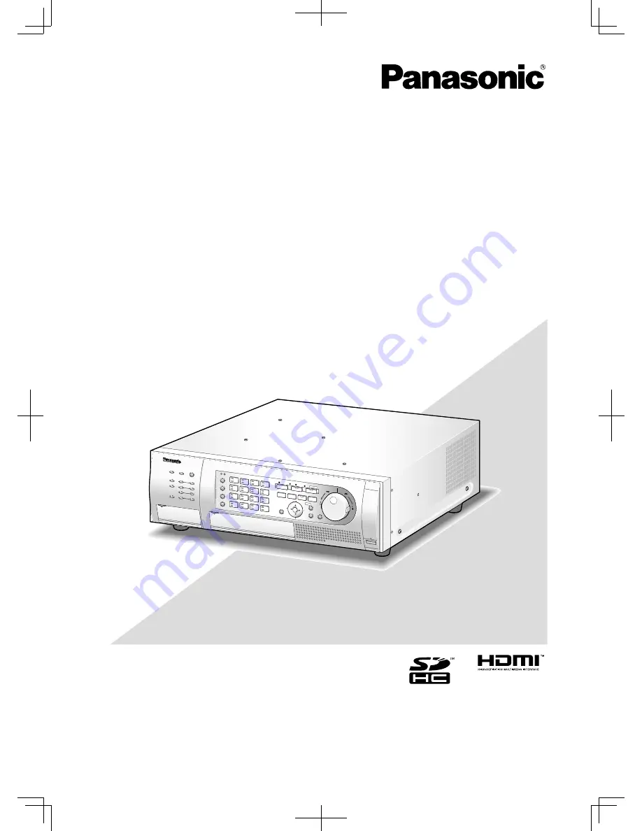 Panasonic WJ-HD616K Installation Manual Download Page 1