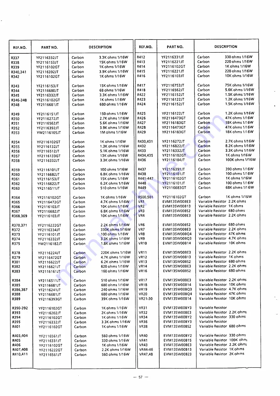 Panasonic WJ-MX 12 Service Manual Download Page 67