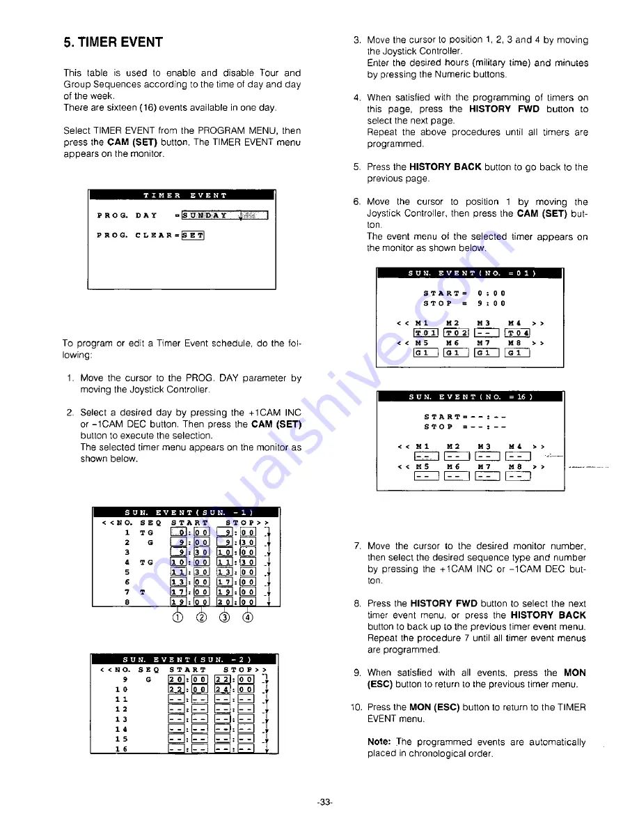 Panasonic WJSX350 - MATRIX SWITCHER Operating Instructions Manual Download Page 35