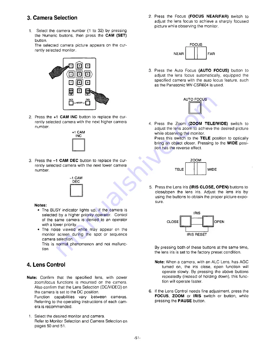 Panasonic WJSX350 - MATRIX SWITCHER Operating Instructions Manual Download Page 53