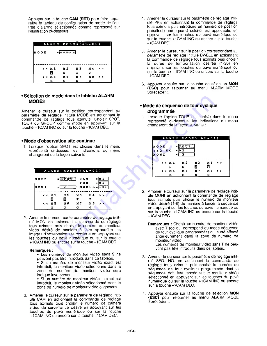 Panasonic WJSX350 - MATRIX SWITCHER Operating Instructions Manual Download Page 106