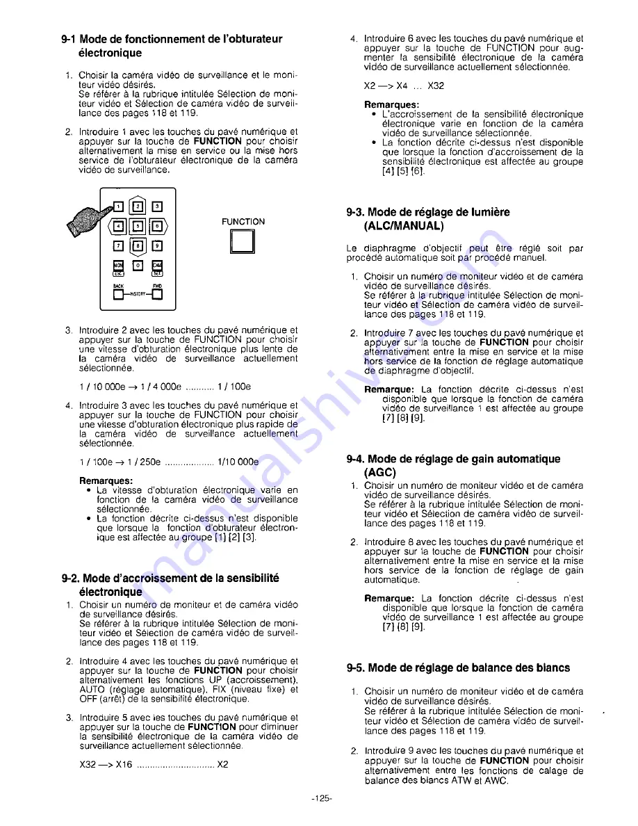 Panasonic WJSX350 - MATRIX SWITCHER Operating Instructions Manual Download Page 127