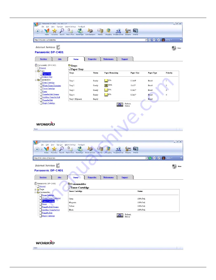 Panasonic Workio DP-C401 Specifications Download Page 11