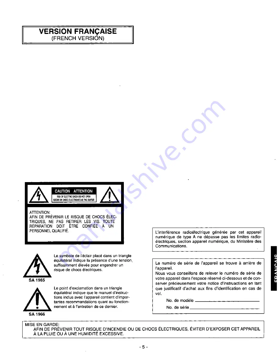 Panasonic WV-CK2020A - 20