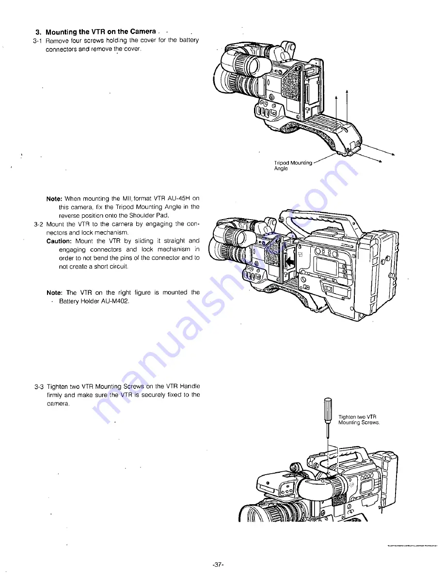 Panasonic WV-F565 User Manual Download Page 39