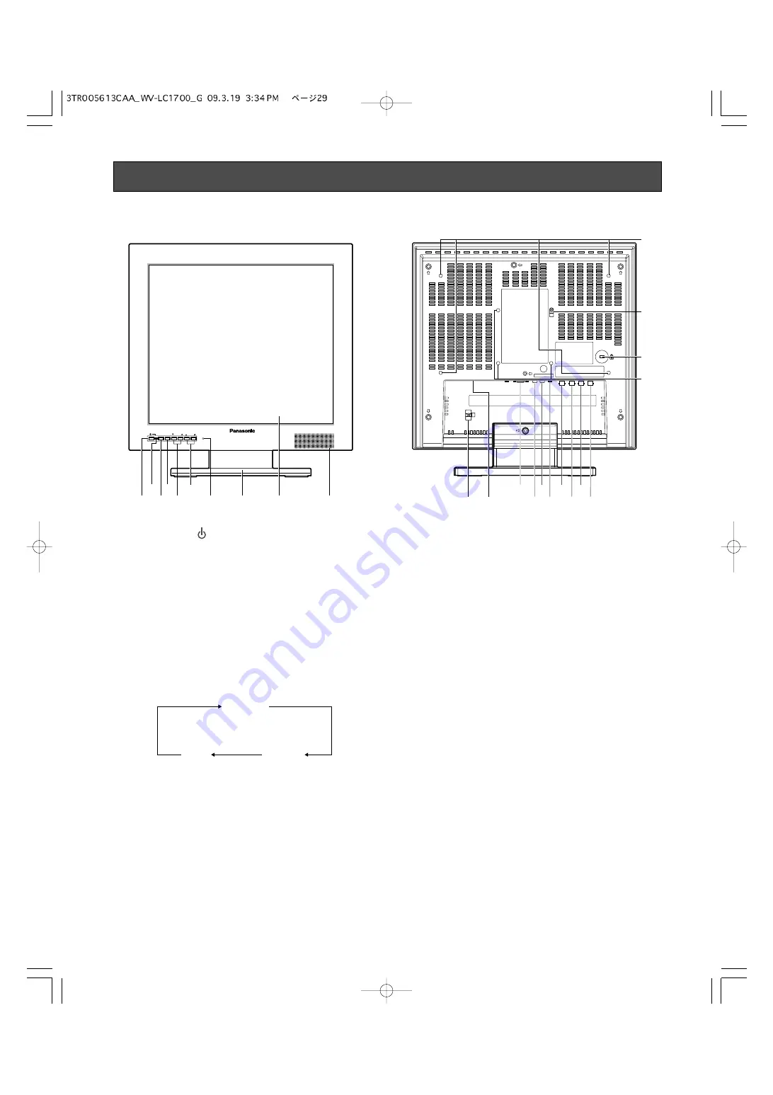 Panasonic WV-LC1700 Скачать руководство пользователя страница 29