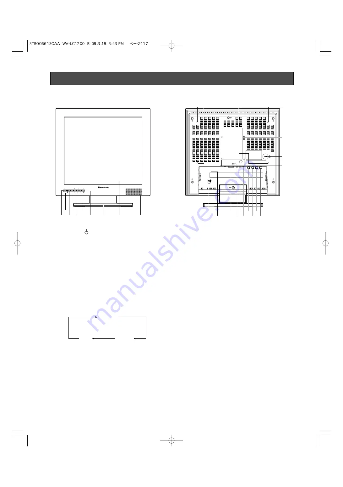 Panasonic WV-LC1700 Скачать руководство пользователя страница 117