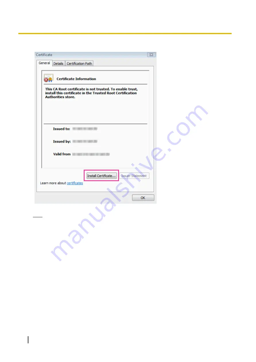 Panasonic WV-SPN311 Operating Instructions Manual Download Page 172