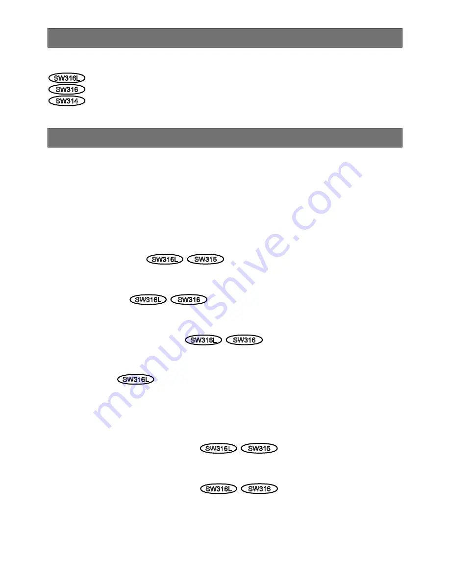 Panasonic WV-SW314 Installation Manual Download Page 6