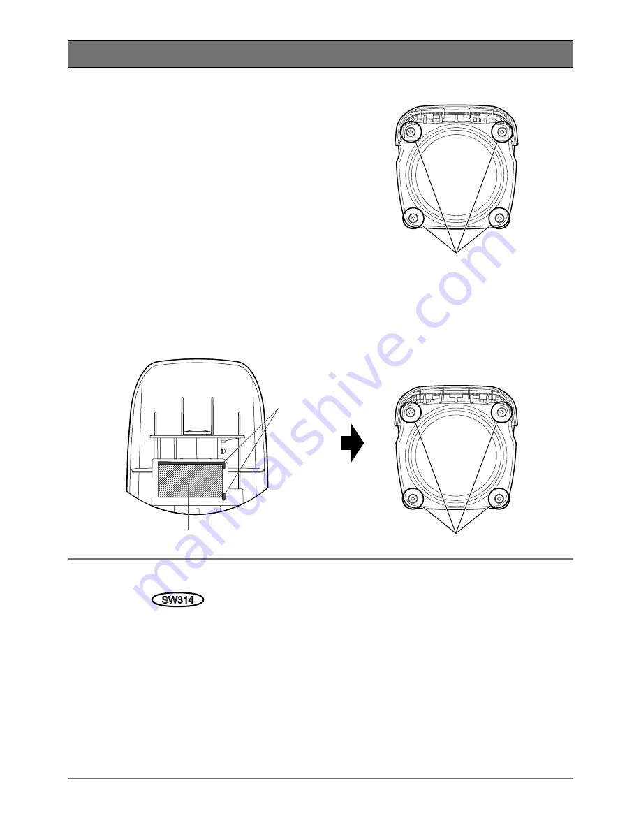 Panasonic WV-SW314 Installation Manual Download Page 33