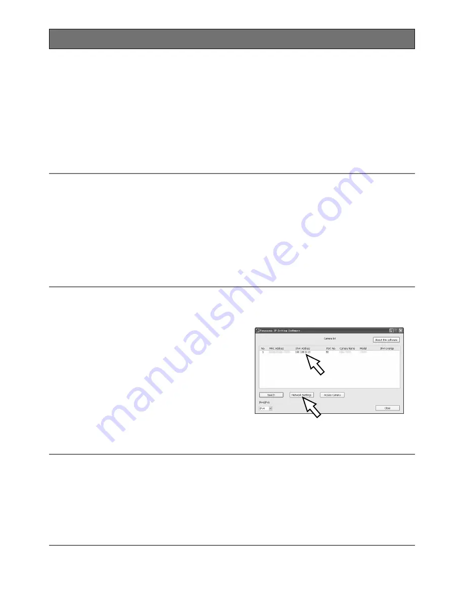 Panasonic WV-SW314 Installation Manual Download Page 40