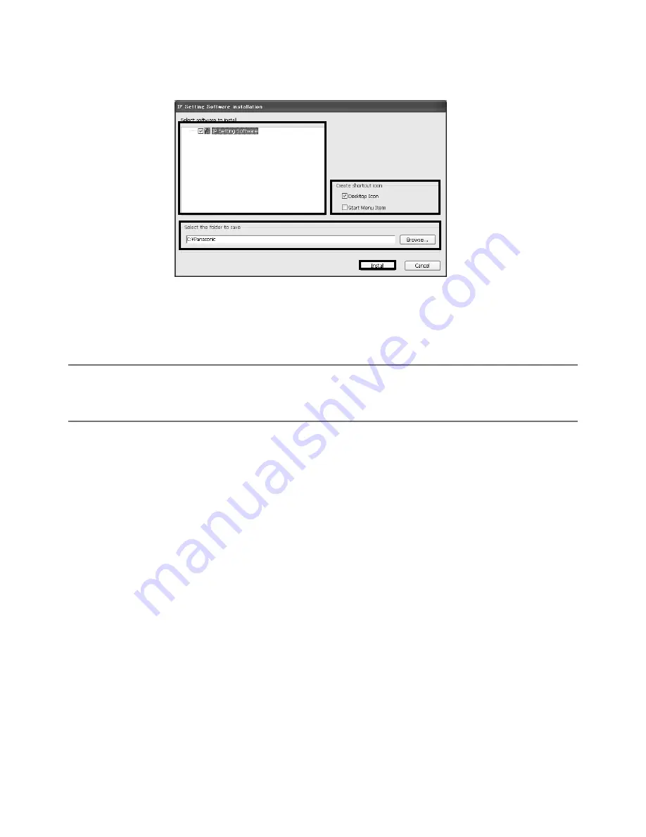 Panasonic WV-SW558 Installation Manual Download Page 41