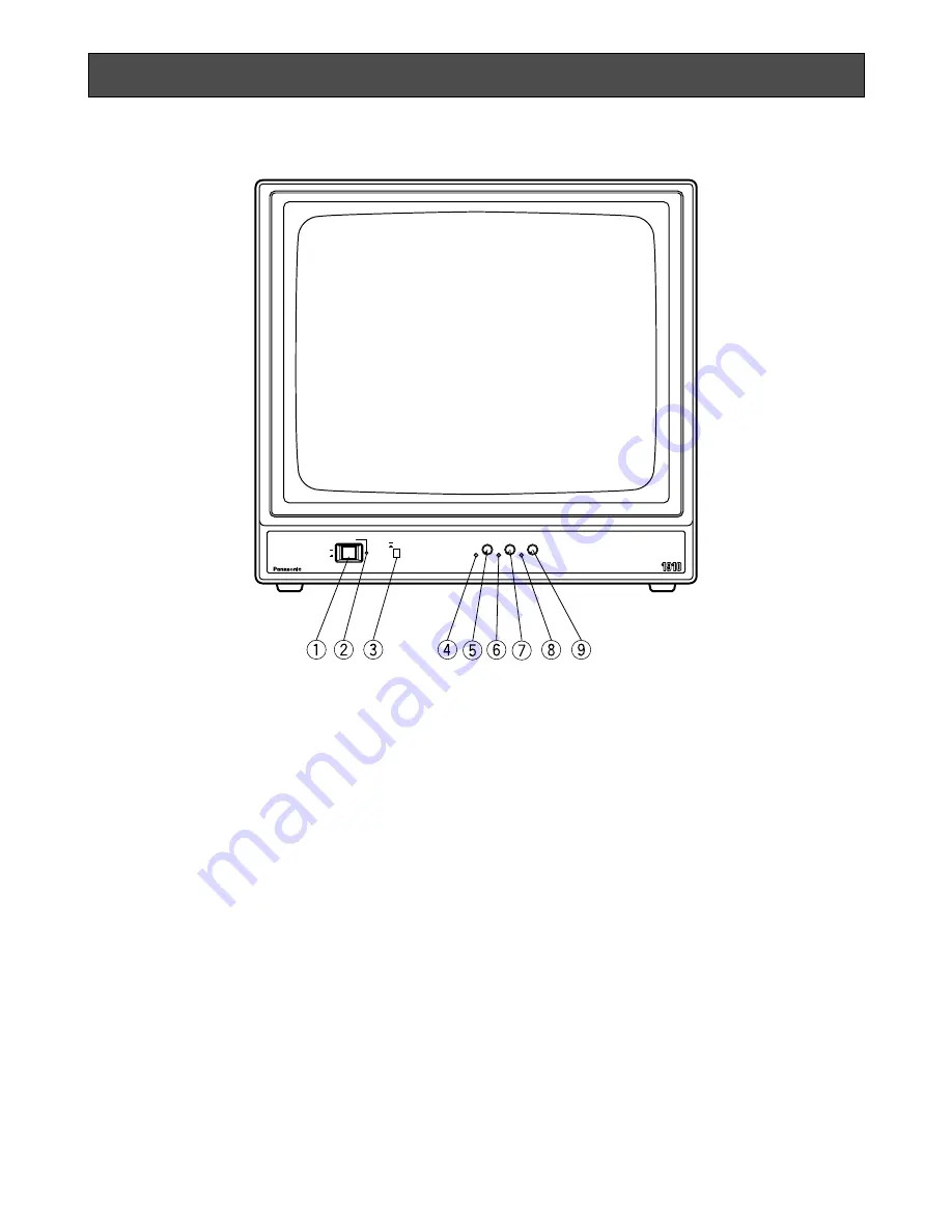 Panasonic WVBM1910 - VIDEO MONITOR Скачать руководство пользователя страница 4