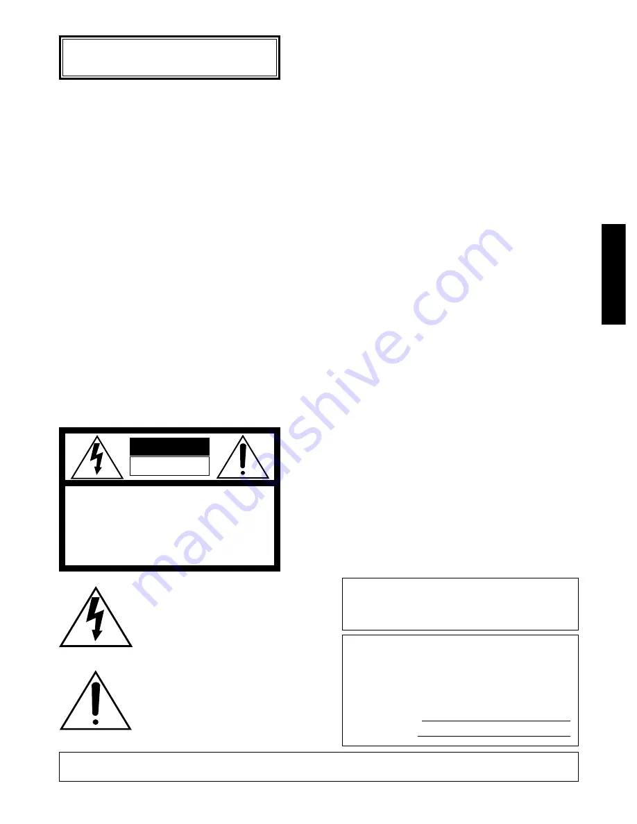 Panasonic WVBM1910 - VIDEO MONITOR Скачать руководство пользователя страница 9