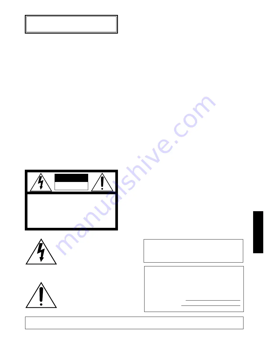 Panasonic WVBM1910 - VIDEO MONITOR Скачать руководство пользователя страница 23