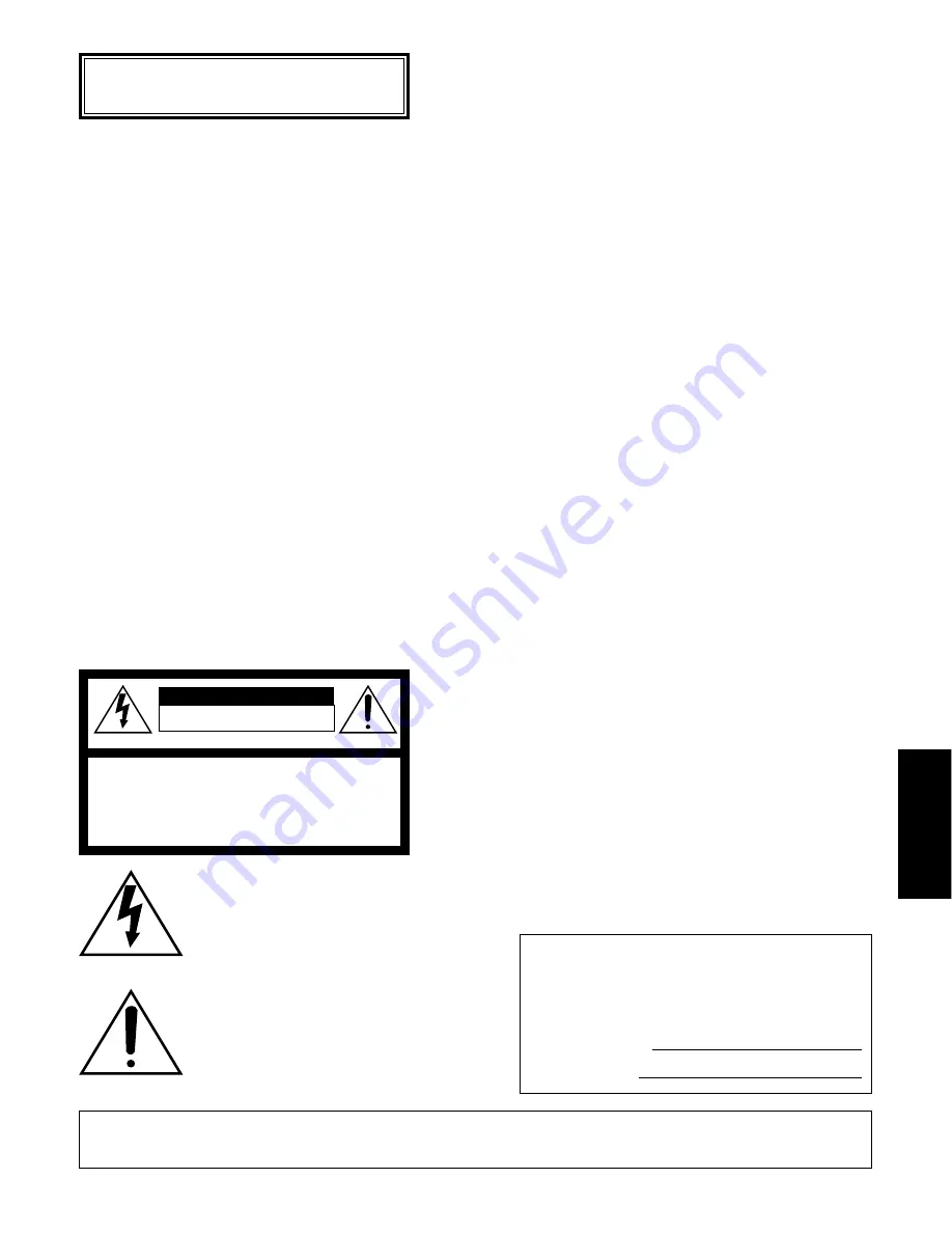 Panasonic WVBM990 - VIDEO MONITOR Скачать руководство пользователя страница 7