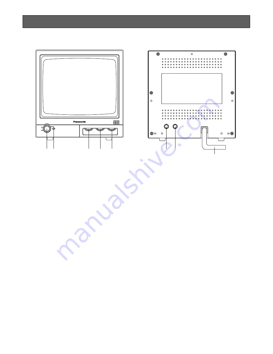 Panasonic WVBM990 - VIDEO MONITOR Скачать руководство пользователя страница 9