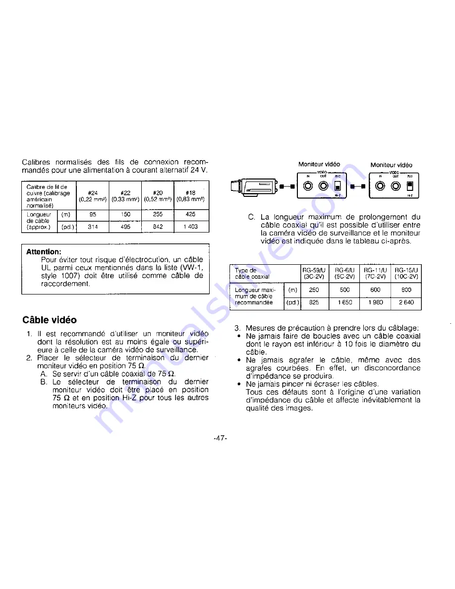 Panasonic WVBPR550 - CCTV Operating Instructions Manual Download Page 49