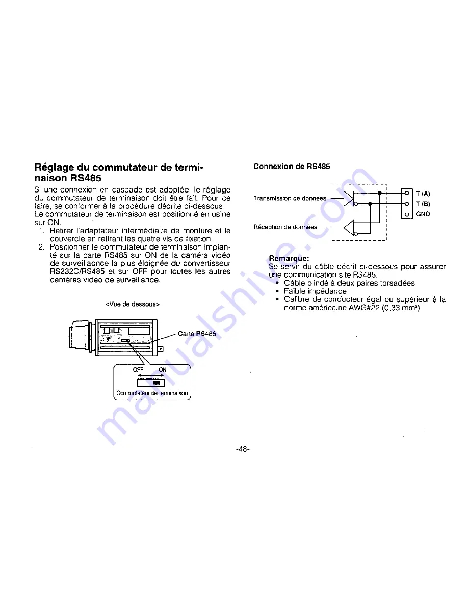 Panasonic WVBPR550 - CCTV Operating Instructions Manual Download Page 50