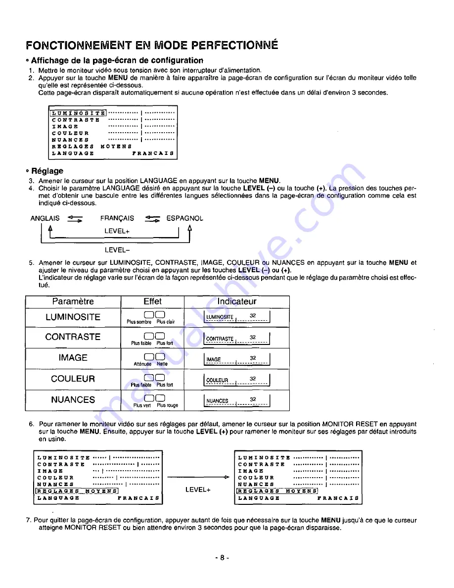 Panasonic WVCK1420A - COLOR MONITOR Operating Instructions Manual Download Page 10