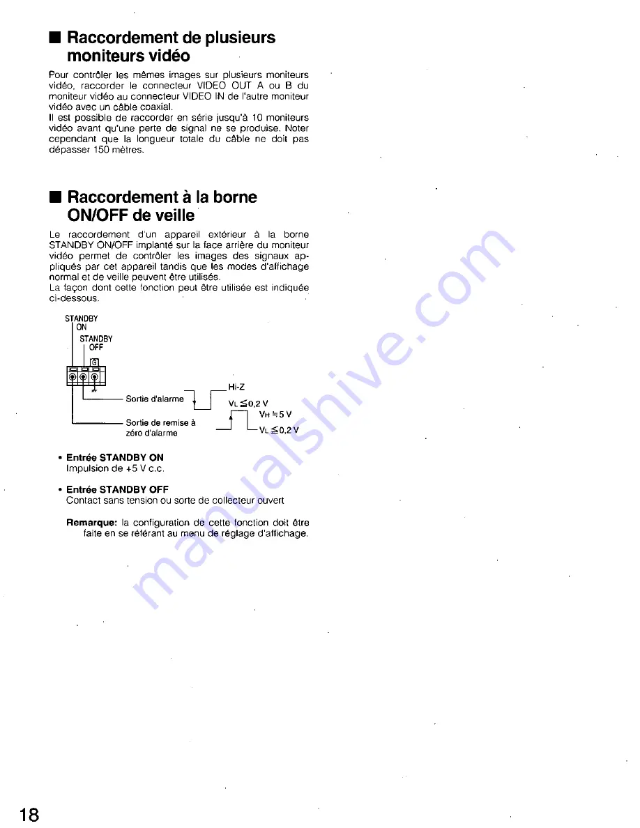 Panasonic WVCM1420 - COLOR MONITOR Operating Instructions Manual Download Page 18