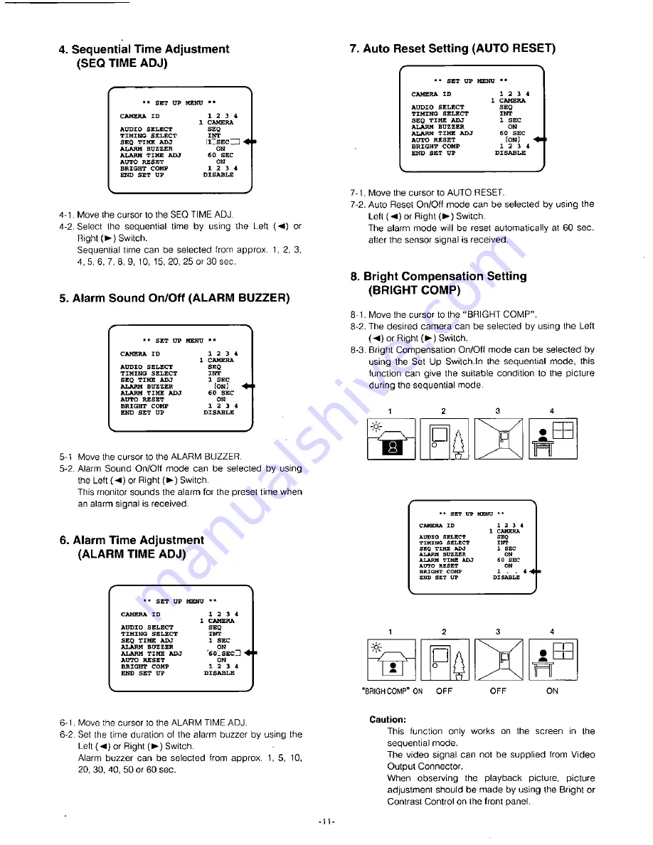 Panasonic WVCM143 - COLOR MONITOR Operating Instructions Manual Download Page 13