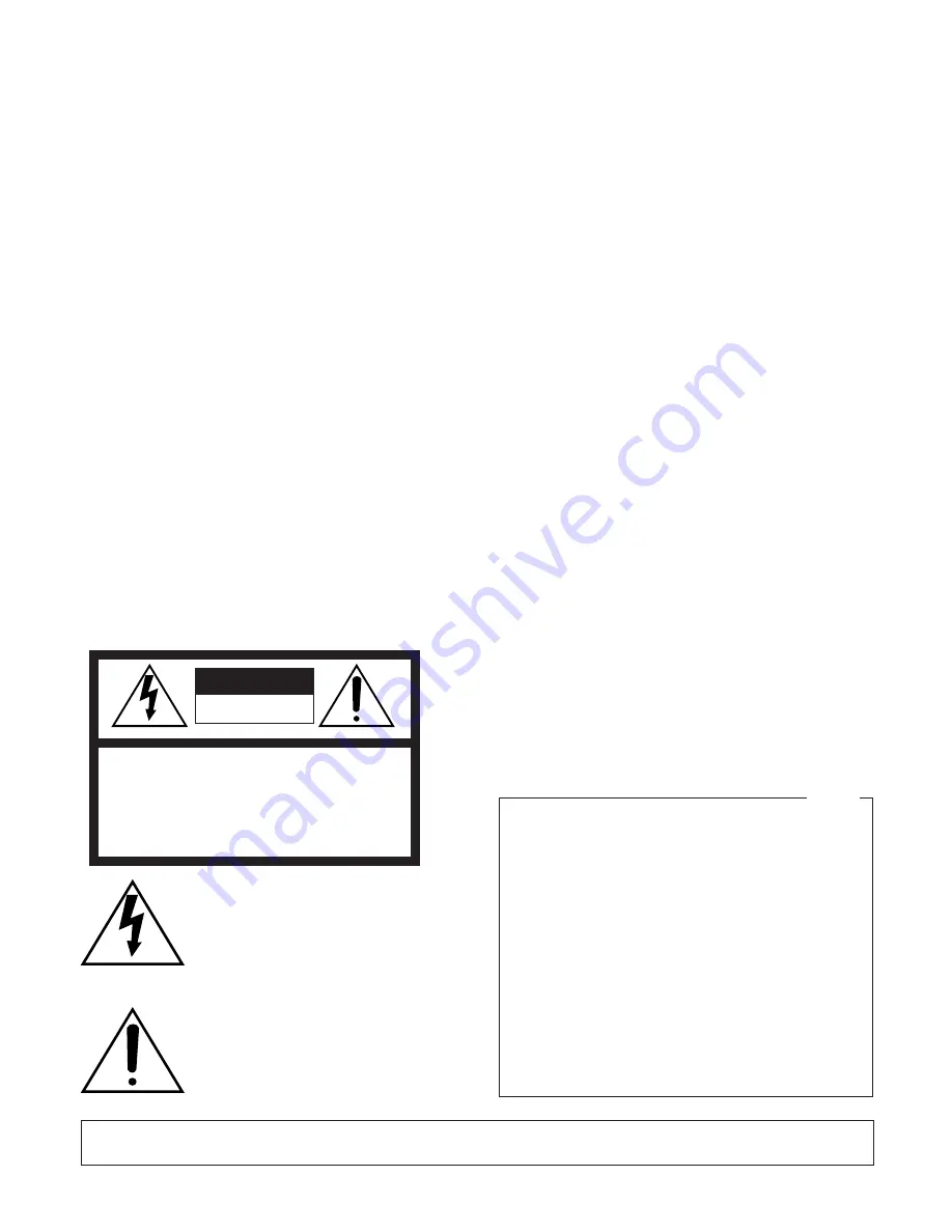 Panasonic WVCU550C - SYSTEM CONTROLLER UNIT Скачать руководство пользователя страница 2