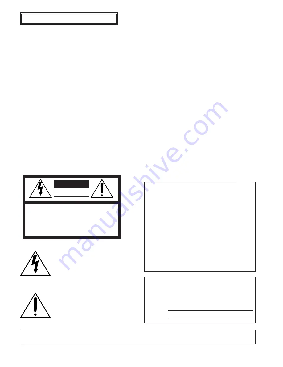 Panasonic WVCU650 - SYSTEM CONTROLLER ADDENDUM Operating Instructions Manual Download Page 2