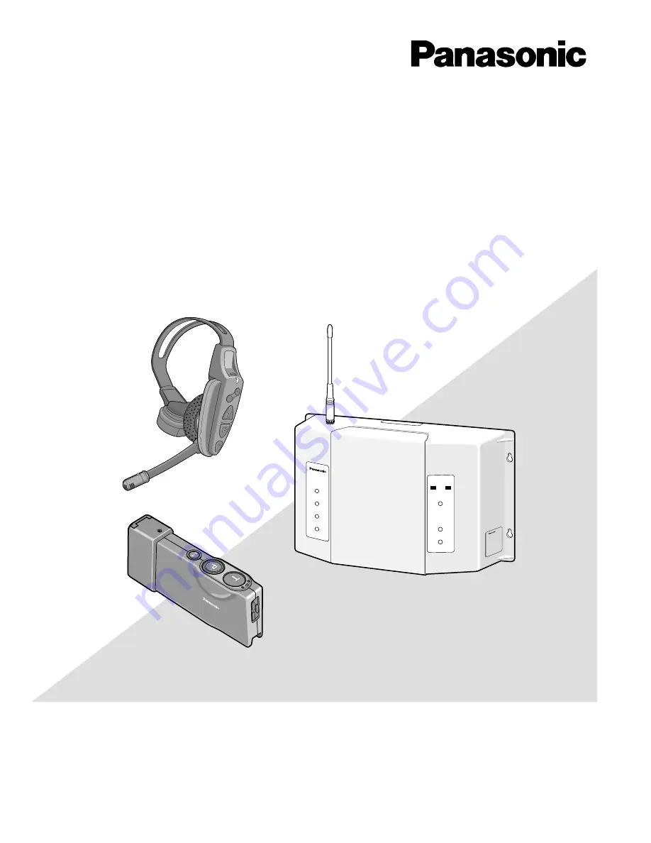 Panasonic WX-CC2010 Series Operating Instructions Manual Download Page 1