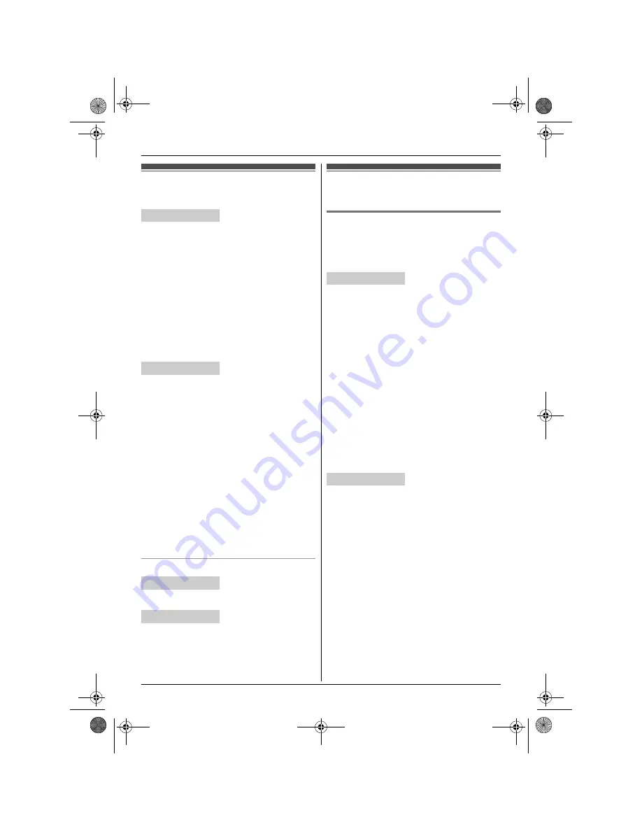 Panasonic X-TG9385BX Operating Instructions Manual Download Page 43