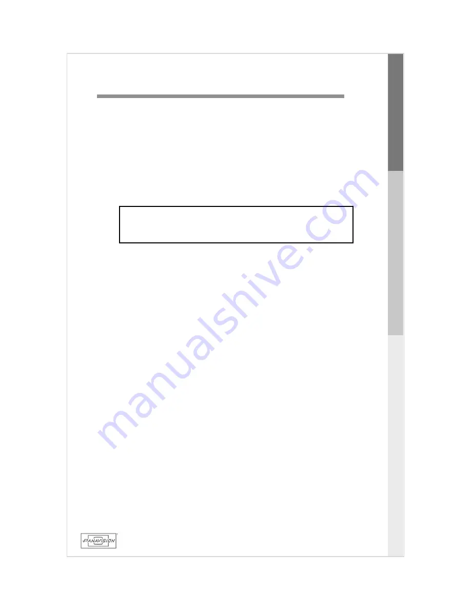 PANAVISION HD900F Operation Manual Download Page 49