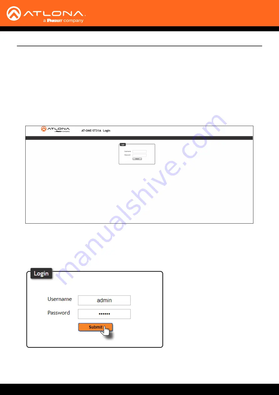 Pando Atlona Omega AT-OME-ST31A Manual Download Page 22